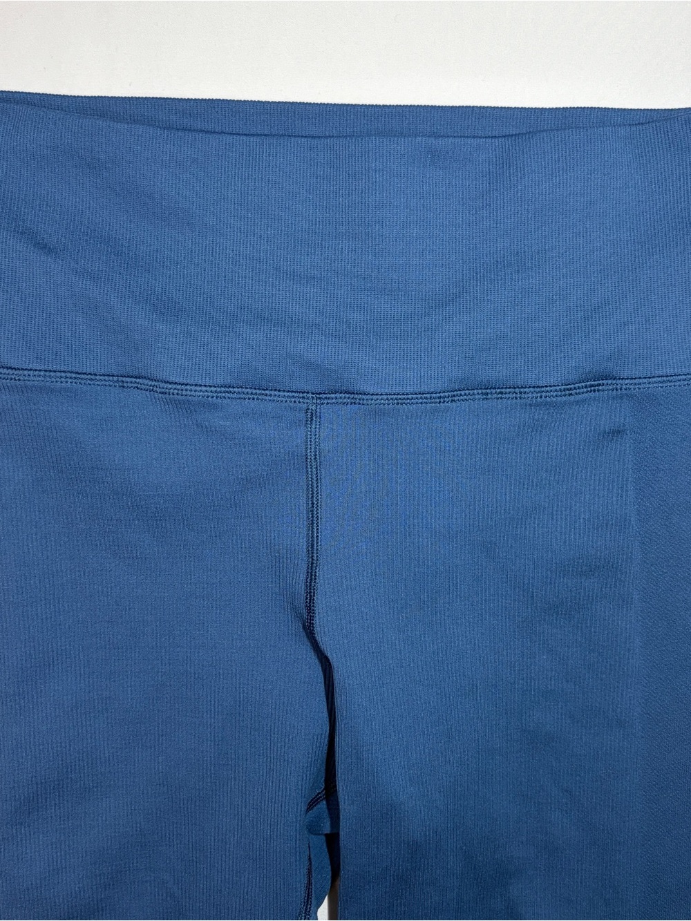 Athleta Women’s Leggings M Blue Elation Rib Tight Ribbed High Rise - Picture 3 of 8